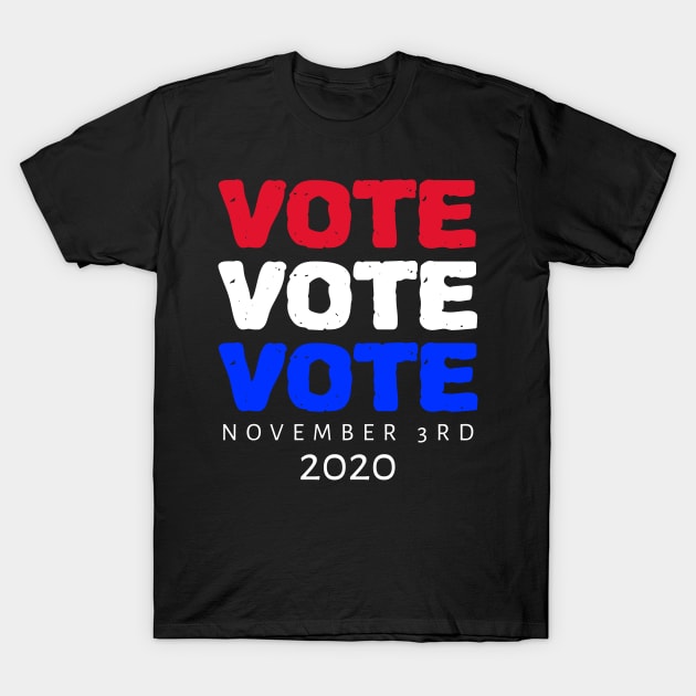 Vote 2020 - US Presidential Election T-Shirt by mikepod